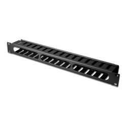 Organizator kablowy DIGITUS 19" 1U 40/70 (RAL 9005) | PartsPC.pl