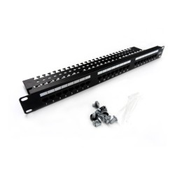 Patch panel DIGITUS 19" 24x RJ45 UTP kat. 5e z tacką | PartsPC.pl