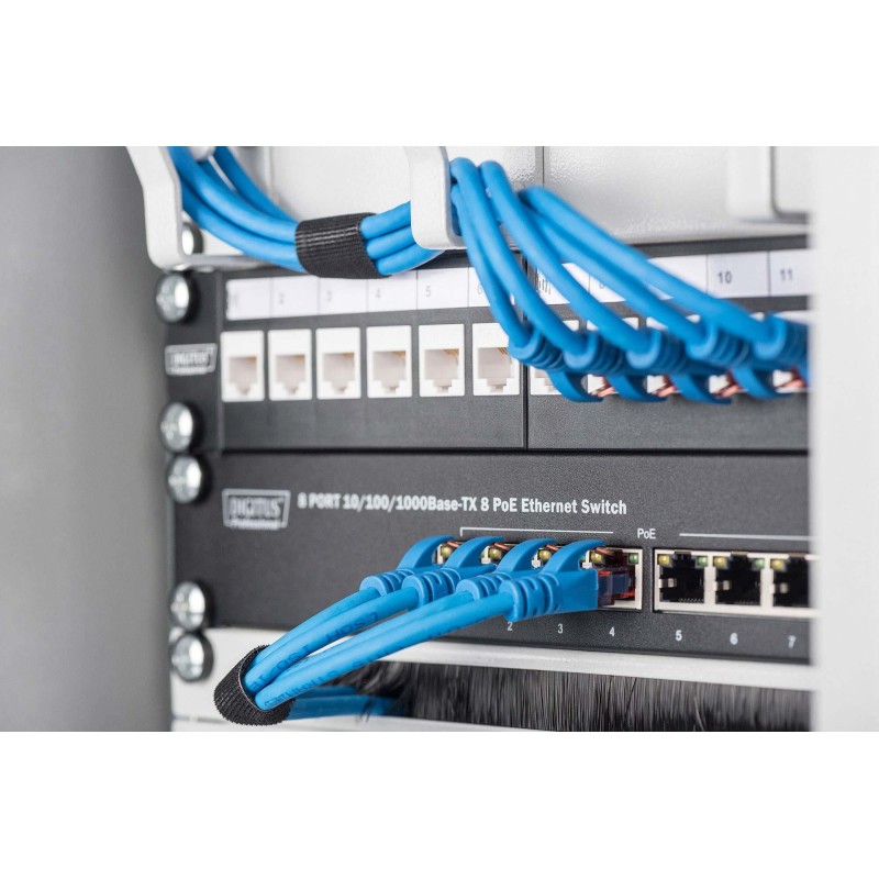 Patch panel pusty DIGITUS 10" 12 port 1U do modułów keystone… | PartsPC.pl