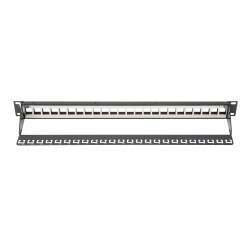Patch panel pusty DIGITUS 19" 24 port 1U do modułów keystone… | PartsPC.pl