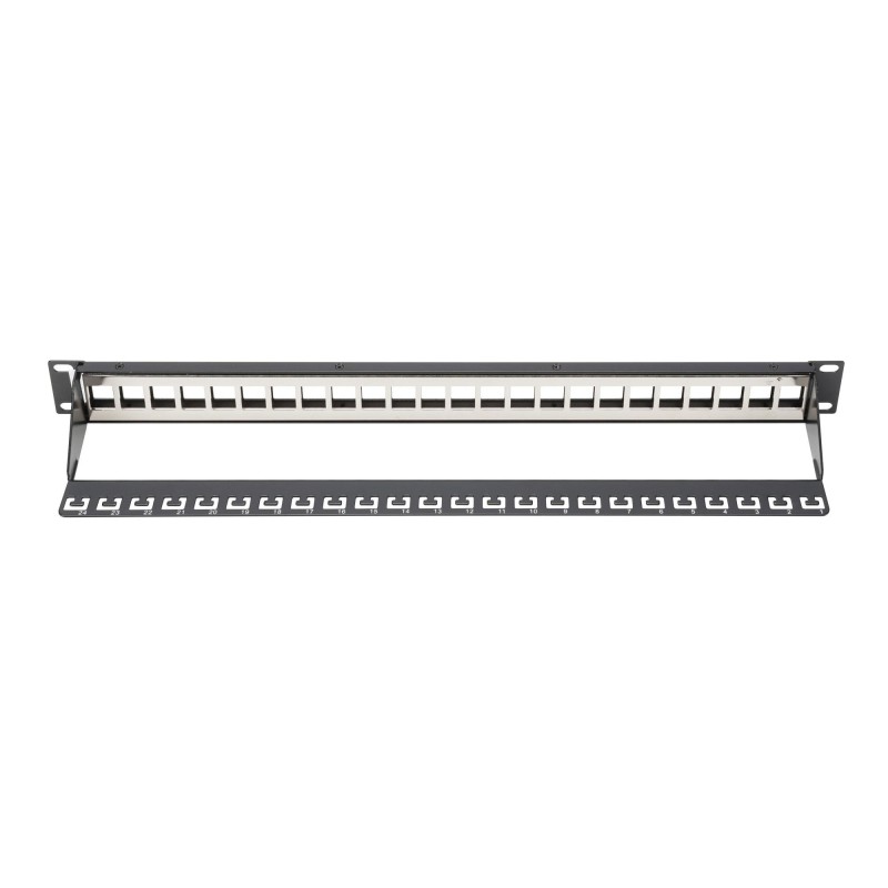 Patch panel pusty DIGITUS 19" 24 port 1U do modułów keystone… | PartsPC.pl