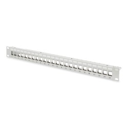 Patch panel pusty DIGITUS 19" 24 port 1U do modułów keystone… | PartsPC.pl