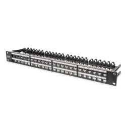 Patch panel pusty DIGITUS 19" 48 port 1U do modułów keystone… | PartsPC.pl