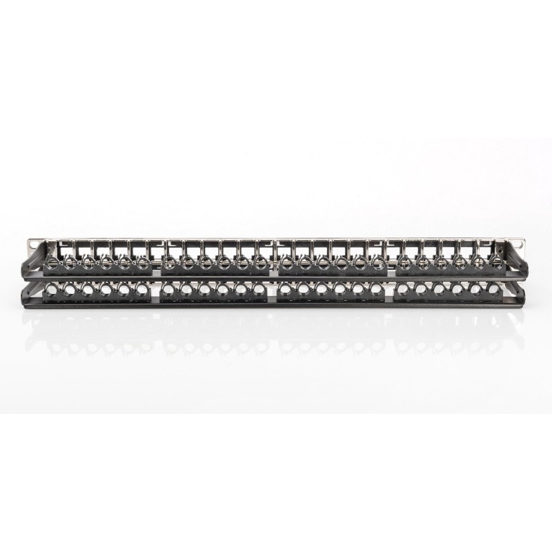 Patch panel pusty DIGITUS 19" 48 port 1U do modułów keystone… | PartsPC.pl