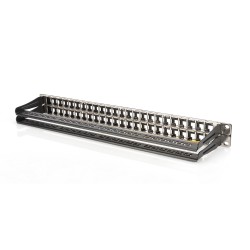 Patch panel pusty DIGITUS 19" 48 port 1U do modułów keystone… | PartsPC.pl