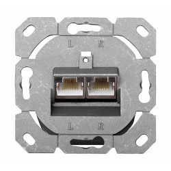 Gniazdo natynkowe DIGITUS 2x RJ45 ekranowane kat. 6 | PartsPC.pl