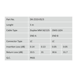 Kabel krosowy (patchcord) DIGITUS światłowodowy LC/LC... | PartsPC.pl