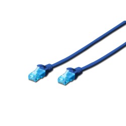 Patchcord DIGITUS UTP kat. 5e 10m PVC niebieski | PartsPC.pl