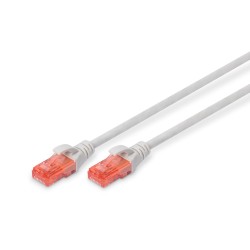 Patchcord DIGITUS UTP kat. 6 0,5m PVC szary | PartsPC.pl