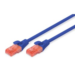 Patchcord DIGITUS UTP kat. 6 2m PVC niebieski | PartsPC.pl