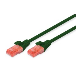 Patchcord DIGITUS UTP kat. 6 2m PVC zielony | PartsPC.pl