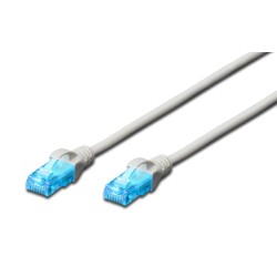 Patchcord DIGITUS UTP kat. 5e 3m PVC biały | PartsPC.pl