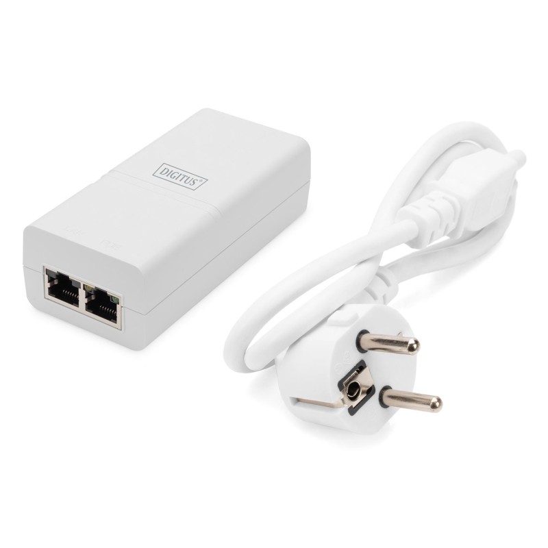 Zasilacz/Adapter PoE+ DIGITUS 802.3at max. 52V 30W Gigabit a… | PartsPC.pl