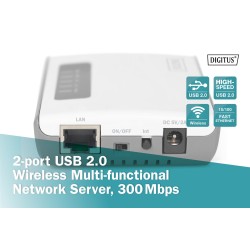 Serwer sieciowy DIGITUS wielofunkcyjny, bezprzewodowy 2-port… | PartsPC.pl
