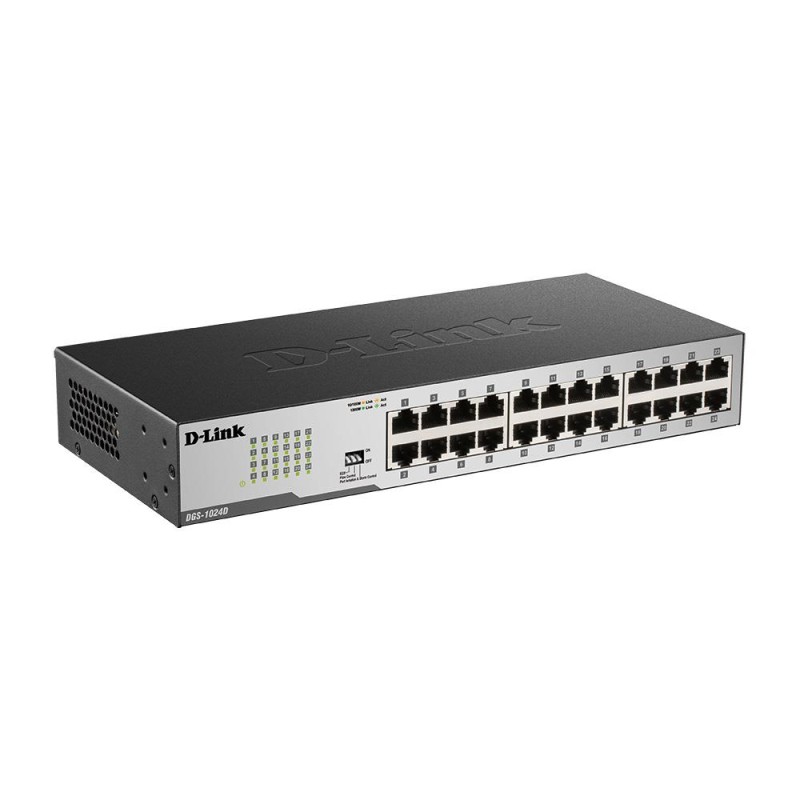 D-Link DGS-1024D switch L2 24x1GBE Desktop/Rack 19" | PartsPC.pl
