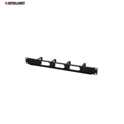 Organizer Kabli Intellient Rack 19" 1U 4x48mm, czarny | PartsPC.pl