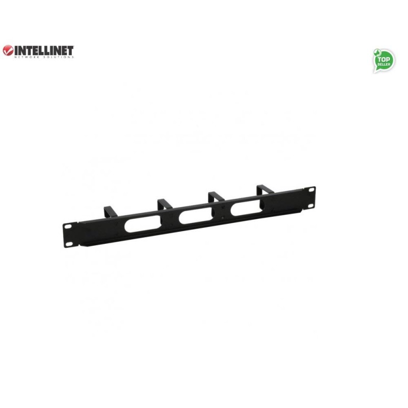 Organizer Kabli Intellient Rack 19" 1U 4x48mm, czarny | PartsPC.pl