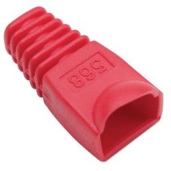 Osłonka Intellinet na RJ45, 10szt., czerwona | PartsPC.pl