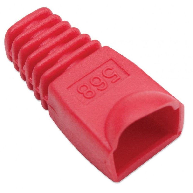 Osłonka Intellinet na RJ45, 10szt., czerwona | PartsPC.pl