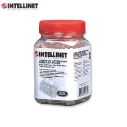 Wtyk Intellinet RJ45 8P/8C UTP Cat.5e/drut 100szt. | PartsPC.pl