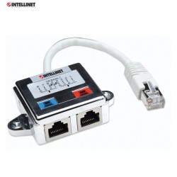 Rozdzielacz Intellinet RJ45x2 ekaranowany | PartsPC.pl