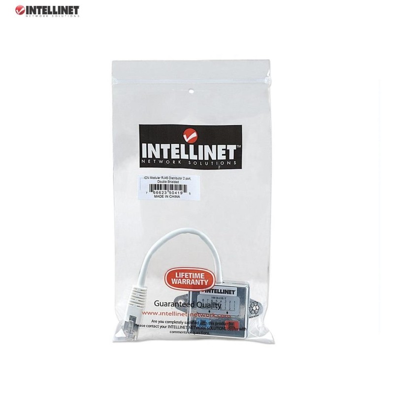 Rozdzielacz Intellinet RJ45x2 ekaranowany | PartsPC.pl