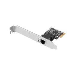 Karta sieciowa Lanberg 1Gb PCI-E 1x RJ45 RTL8111C + śledź lo… | PartsPC.pl