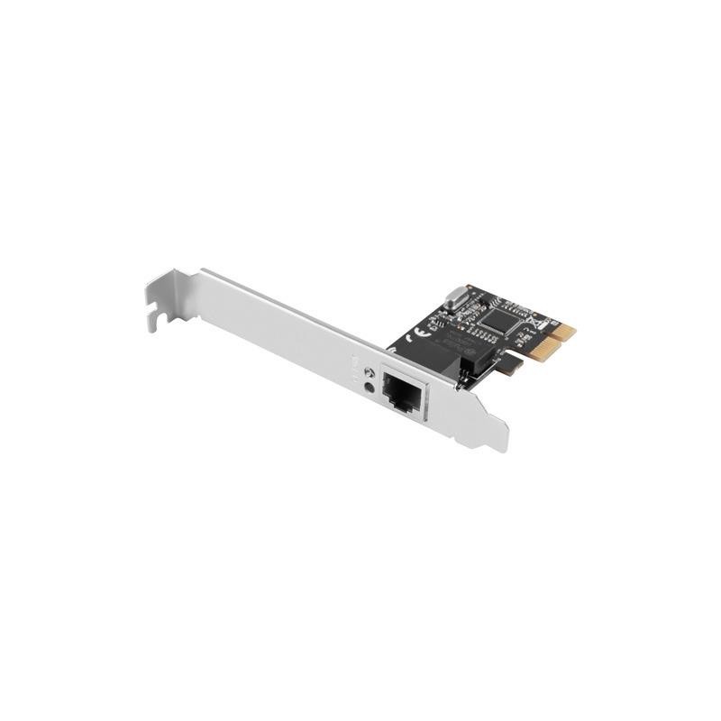 Karta sieciowa Lanberg 1Gb PCI-E 1x RJ45 RTL8111C + śledź lo… | PartsPC.pl