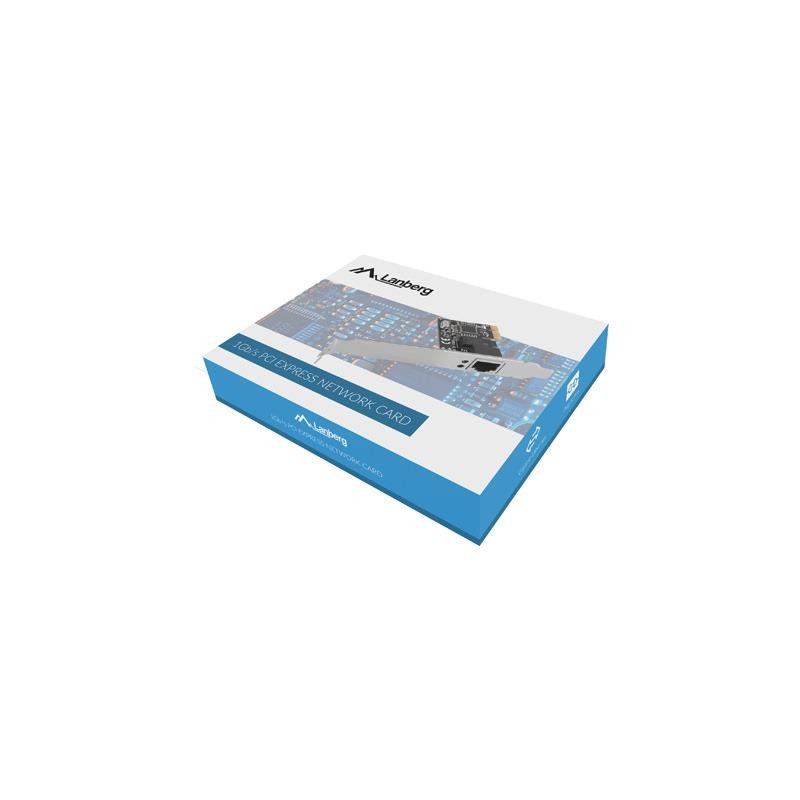 Karta sieciowa Lanberg 1Gb PCI-E 1x RJ45 RTL8111C + śledź lo… | PartsPC.pl