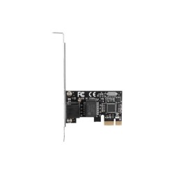 Karta sieciowa Lanberg 1Gb PCI-E 1x RJ45 RTL8111C + śledź lo… | PartsPC.pl