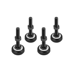 Zestaw 4 nóżek poziomujących M10 Lanberg do szaf Rack | PartsPC.pl