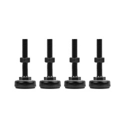 Zestaw 4 nóżek poziomujących M10 Lanberg do szaf Rack | PartsPC.pl