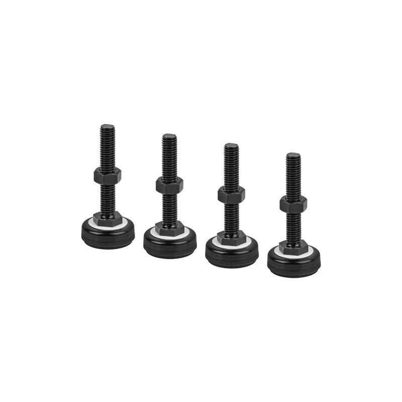 Zestaw 4 nóżek poziomujących M10 Lanberg do szaf Rack | PartsPC.pl