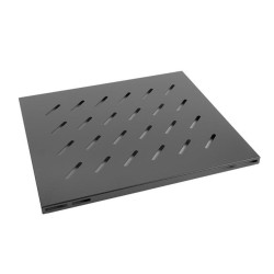 Półka do szaf 19" 800mm czarna Lanberg (1U/465x515mm udźwig … | PartsPC.pl