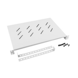 Półka do szaf 19" 600mm szara Lanberg (1U/483x300mm udźwig d… | PartsPC.pl