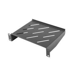 Półka do szaf 10" 310mm czarna Lanberg (1U/254x180mm udźwig … | PartsPC.pl