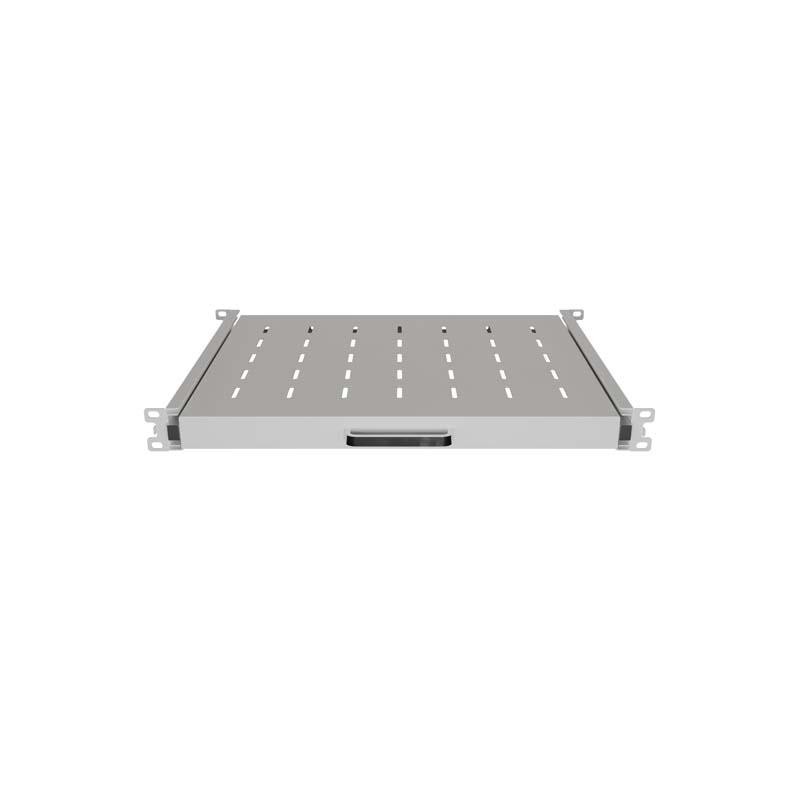 Półka wysuwana do szaf Rack 19" Lanberg szara 1U/445x350mm u… | PartsPC.pl