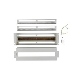 Panel dystrybucji napięć Lanberg 19" 3U z szyną DIN TS-35 sz… | PartsPC.pl