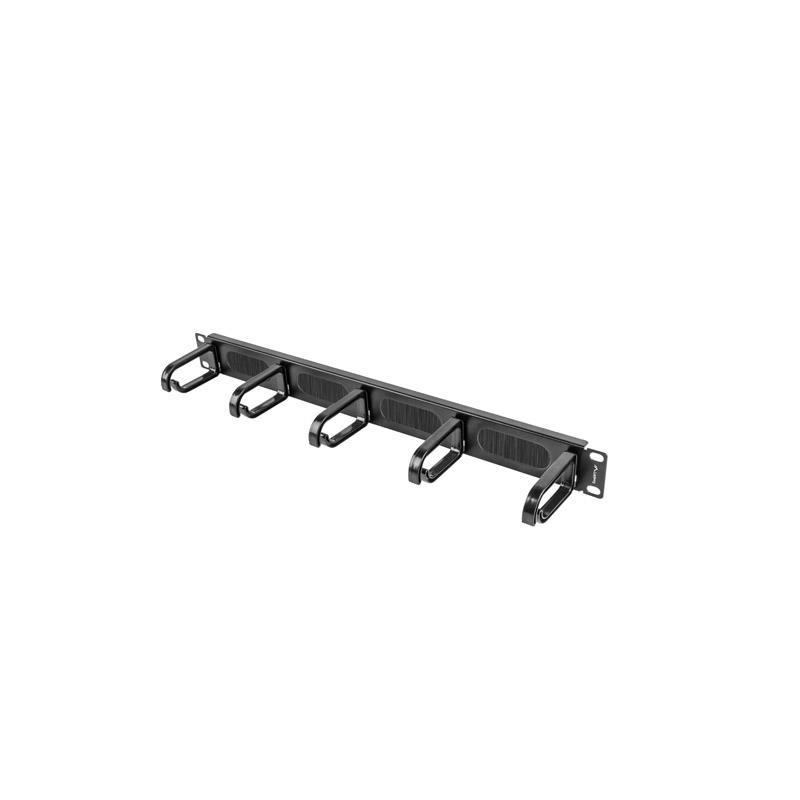 Organizer kabli Lanberg AK-1203-B 19" 1U z 5 uchwytami panel… | PartsPC.pl