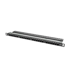 Patch panel Lanberg PPU5-0024-B 24 port 0.5U kat.5e czarny… | PartsPC.pl