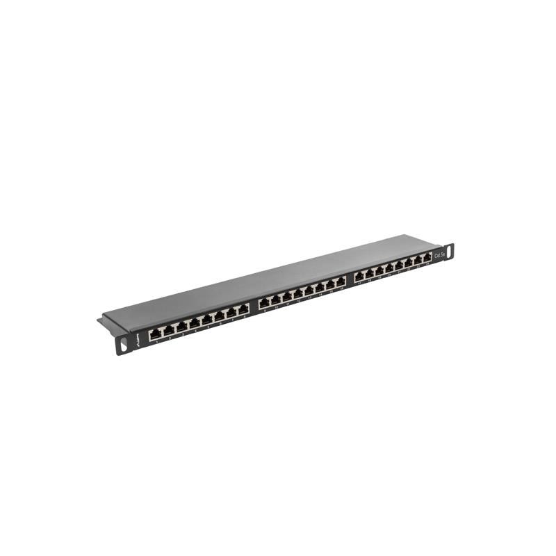 Patch panel Lanberg PPS5-0024-B 24 port 0.5U kat.5e ekranowa… | PartsPC.pl