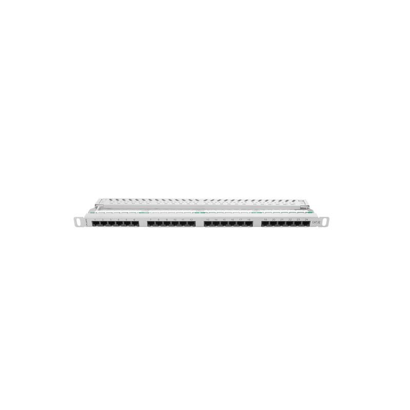 Patch panel Lanberg PPU5-0024-S 24 port 0.5U kat.5e szary | PartsPC.pl