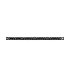 Patch panel Lanberg PPU6-0024-B 24 port 0.5U kat.6 czarny | PartsPC.pl
