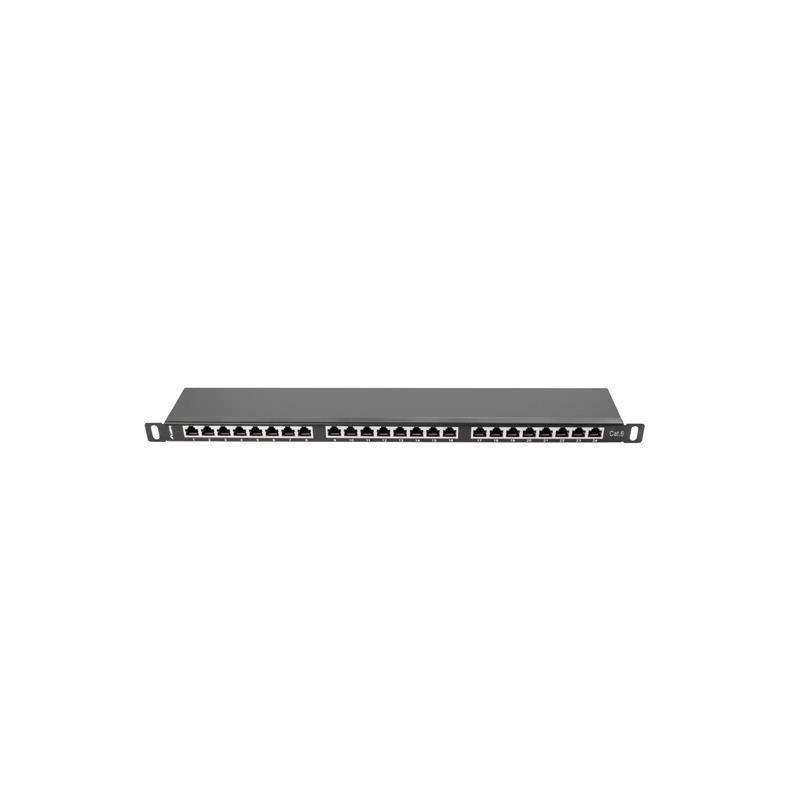 Patch panel Lanberg PPS6-0024-B 24 port 0.5U kat.6 ekranowan… | PartsPC.pl