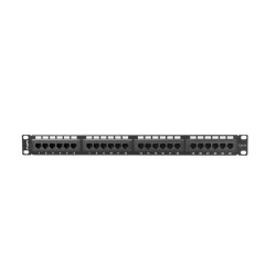 Patch panel Lanberg PPU5-1024-B 24 port 1U kat.5e czarny | PartsPC.pl
