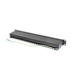 Patch panel Lanberg PPS5-1024-B 24 port 1U kat.5e ekranowany… | PartsPC.pl