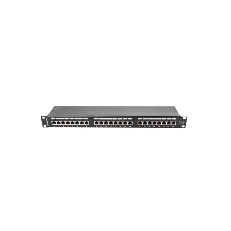 Patch panel Lanberg PPS6-1024-B 24 port 1U kat.6 ekranowany … | PartsPC.pl