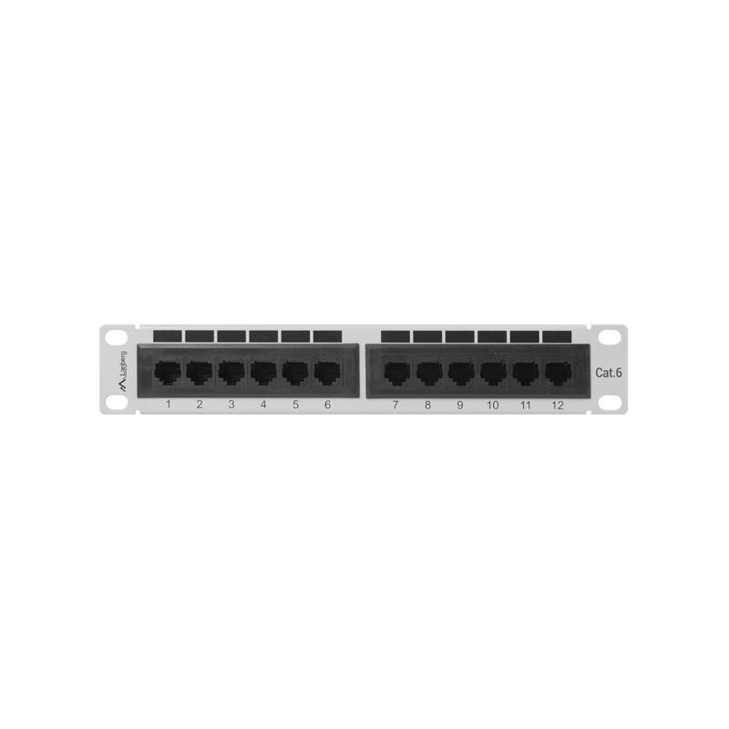 Lanberg PPU6-9012-S – Patch panel; Rozmiar: 10"
