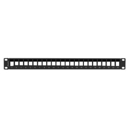 Patch panel pusty Lanberg PPKS-1024-B 24 port 1U 19" do modu… | PartsPC.pl