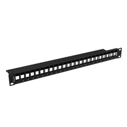 Patch panel pusty Lanberg PPKS-1024-B 24 port 1U 19" do modu… | PartsPC.pl